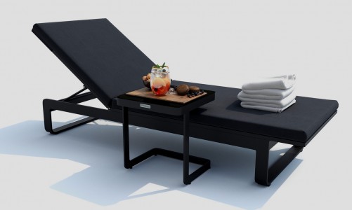 IdealPatio - Шезлонг Ideal Patio Letto Цвет: карбон, антрацит Шезлонг Ideal Patio Letto Цвет: карбон, антрацит
