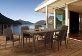 B:rattan - Кресло пластиковое Indiana Цвет: кофе Кресло пластиковое Indiana Цвет: кофе