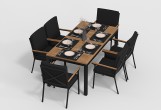 Gardenini - Обеденная зона Gardenini Bella Calma S 180 Цвет: Карбон, черный Обеденная зона Gardenini Bella Calma S 180 Цвет: Карбон, черный