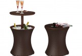 Keter - Столик-холодильник Keter Cool bar rattan коричневый Столик-холодильник Keter Cool bar rattan коричневый