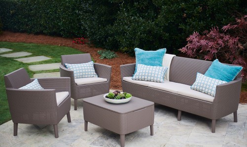 Keter - Лаунж зона Keter Rosario balcony set капучино Лаунж зона Keter Rosario balcony set капучино