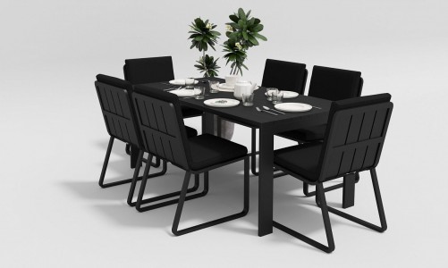 Gardenini - Стол Gardenini Malia Black 180 Стол Gardenini Malia Black 180