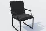 IdealPatio - Обеденная группа Ideal Patio Tella Alba 180 Цвет: карбон, чёрный Обеденная группа Ideal Patio Tella Alba 180 Цвет: карбон, чёрный