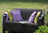 Диван Keter Corfu love seat коричневый
