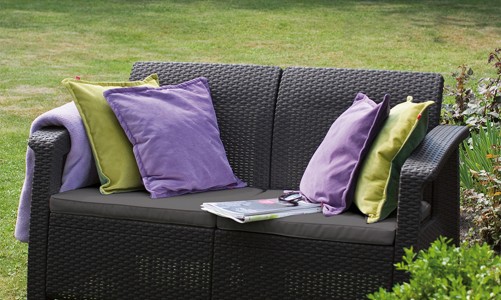 Диван Keter Corfu love seat коричневый