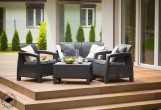 Keter - Лаунж зона Keter Corfu Set графит Лаунж зона Keter Corfu Set графит