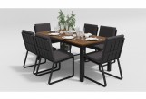 Gardenini - Обеденная зона Gardenini Bella Carbon Voglie 180 Цвет: Антрацит Обеденная зона Gardenini Bella Carbon Voglie 180 Цвет: Антрацит
