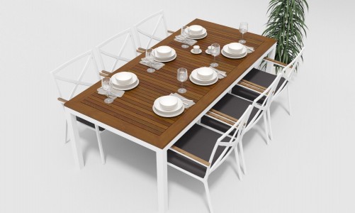 Gardenini - Обеденная зона Gardenini Bella Calma Grey 220 Обеденная зона Gardenini Bella Calma Grey 220