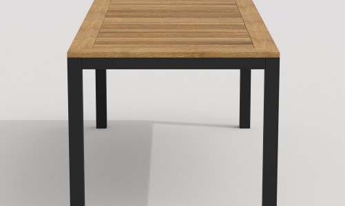 IdealPatio - Обеденная группа Ideal Patio Tella Alba 180 Цвет: карбон, чёрный Обеденная группа Ideal Patio Tella Alba 180 Цвет: карбон, чёрный
