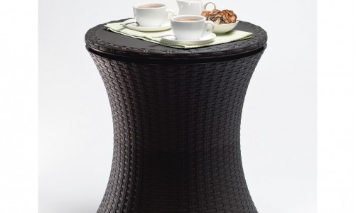 Keter - Столик-холодильник Keter Cool bar rattan коричневый Столик-холодильник Keter Cool bar rattan коричневый