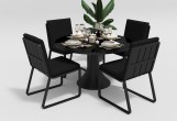 Gardenini - Стул Gardenini Vogle Carbon black Стул Gardenini Vogle Carbon black