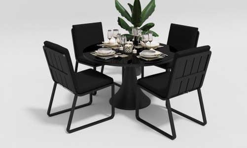 Gardenini - Стул Gardenini Vogle Carbon black Стул Gardenini Vogle Carbon black