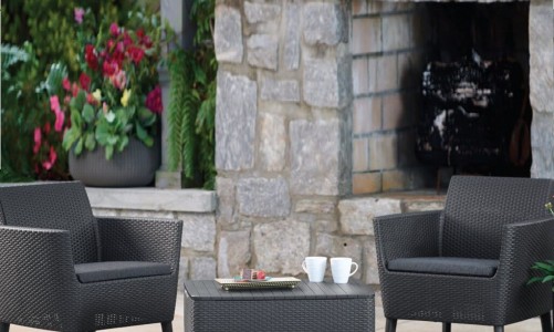 Лаунж зона Keter Salemo balcony set графит