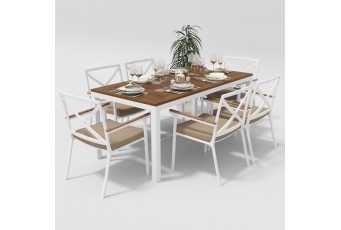 Обеденная зона Gardenini Bella Calma Beige 180