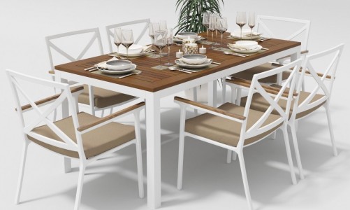 Gardenini - Обеденная зона Gardenini Bella Calma Beige 180 Обеденная зона Gardenini Bella Calma Beige 180