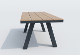 IdealPatio - Стол Ideal Patio Mirra 180 Цвет: карбон Стол Ideal Patio Mirra 180 Цвет: карбон