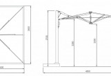 Зонт профессиональный Scolaro Astro Timber