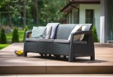 Диван Keter Corfu love seat max графит