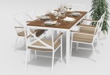 Gardenini - Обеденная зона Gardenini Bella Calma Beige 180 Обеденная зона Gardenini Bella Calma Beige 180