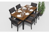 Gardenini - Обеденная зона Gardenini Bella Carbon 180 Цвет: Антрацит Обеденная зона Gardenini Bella Carbon 180 Цвет: Антрацит