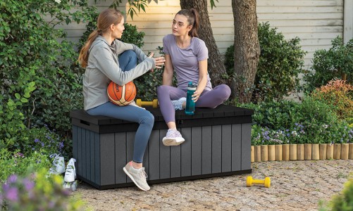Keter - Сундук Keter Darwin Box 380 л графит Сундук Keter Darwin Box 380 л графит