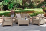 Keter - Лаунж зона Keter Corfu Set капучино Лаунж зона Keter Corfu Set капучино