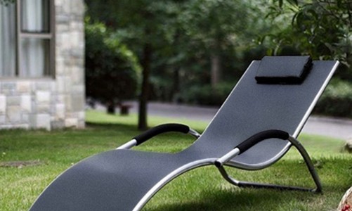 Lite - Шезлонг Lite Rossa Silver Black Шезлонг Lite Rossa Silver Black