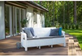 Keter - Диван Keter Corfu love seat max белый Диван Keter Corfu love seat max белый