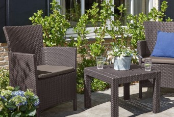 Лаунж зона Keter Rosario balcony set коричневый