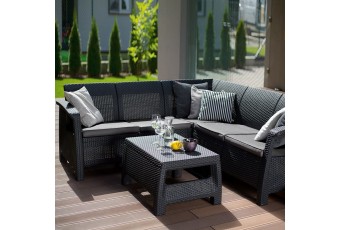 Лаунж зона Keter Corfu Relax set графит