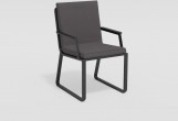 Gardenini - Стул Gardenini Vogle Armrest carbon anthracite Стул Gardenini Vogle Armrest carbon anthracite