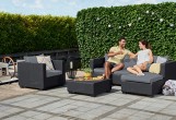 Keter - Столик с подушкой Keter Salta Table графит Столик с подушкой Keter Salta Table графит