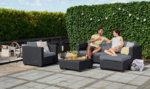 Keter - Столик с подушкой Keter Salta Table графит Столик с подушкой Keter Salta Table графит