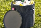 Keter - Столик-холодильник Keter Cool stool коричневый Столик-холодильник Keter Cool stool коричневый