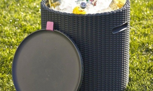 Keter - Столик-холодильник Keter Cool stool коричневый Столик-холодильник Keter Cool stool коричневый