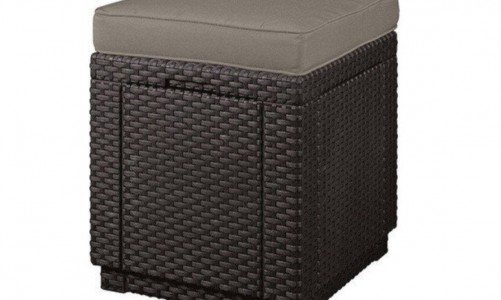 Пуф Keter Cube коричневый