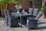Стол Keter Girona table flat waves графит