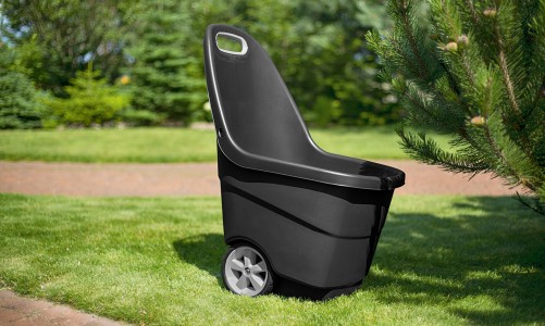 Тележка садовая Keter Easy Go XL 62 л Цвет: черный