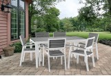 Keter - Стул Keter Harmony armchair серый-белый Стул Keter Harmony armchair серый-белый