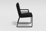 Gardenini - Обеденная зона Gardenini Voglie Carbon 220 Черный со стульями Voglie Armrest Обеденная зона Gardenini Voglie Carbon 220 Черный со стульями Voglie Armrest
