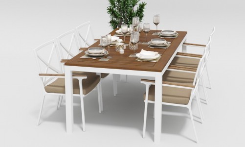 Обеденная зона Gardenini Bella Calma Beige 200