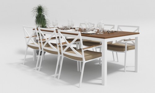 Gardenini - Обеденная зона Gardenini Bella Calma Beige 220 Обеденная зона Gardenini Bella Calma Beige 220