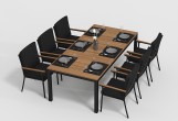 Gardenini - Обеденная зона Gardenini Bella Calma S 220 Цвет: Карбон, чёрный Обеденная зона Gardenini Bella Calma S 220 Цвет: Карбон, чёрный