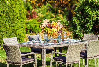 Обеденная группа Joygarden Rome с подлокотниками