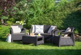Keter - Лаунж зона Keter Corfu Set графит Лаунж зона Keter Corfu Set графит