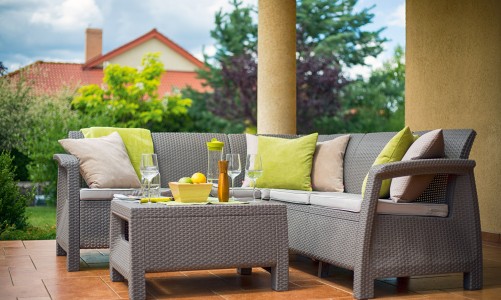 Keter - Лаунж зона Keter Corfu Relax set капучино Лаунж зона Keter Corfu Relax set капучино