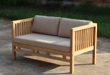 Lite - Скамейка из тика Lite Rodigo с подушками Скамейка из тика Lite Rodigo с подушками