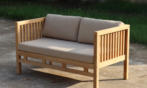 Lite - Скамейка из тика Lite Rodigo с подушками Скамейка из тика Lite Rodigo с подушками
