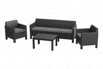 Лаунж зона Keter Orlando set графит