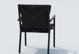 IdealPatio - Обеденная группа Ideal Patio Tella Festa Plus 220 Цвет: карбон, чёрный Обеденная группа Ideal Patio Tella Festa Plus 220 Цвет: карбон, чёрный